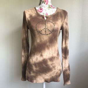 INC peace sign thermal